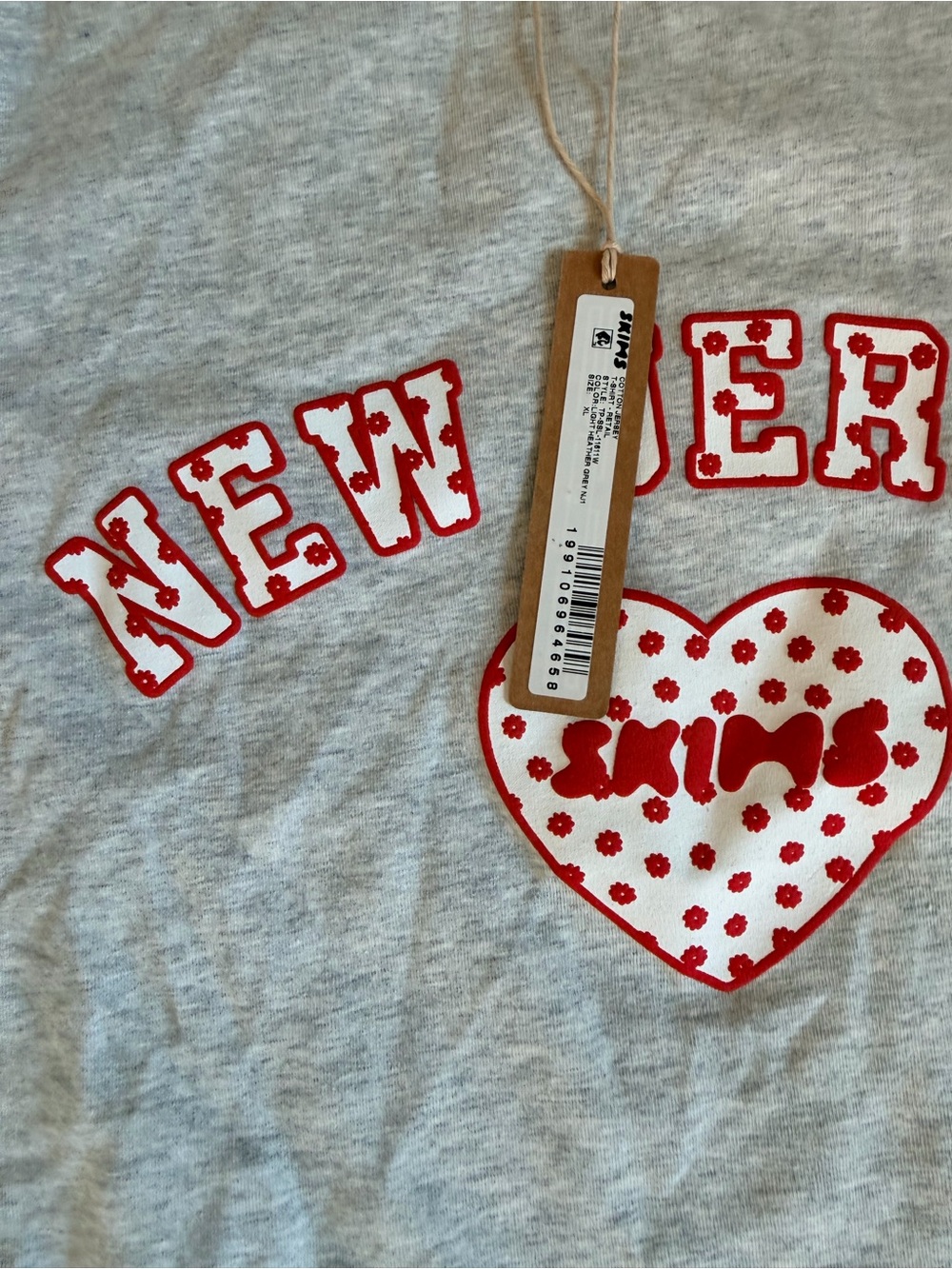 NWT Skims x New Jersey limited edition cotton jersey t shirt size xl - Picture 2 of 7